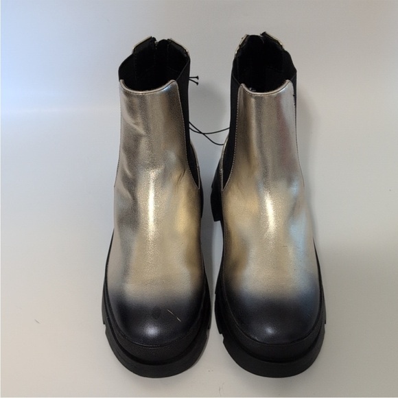 Steve Madden Gold lug sole Boots sz4 - Picture 5 of 7